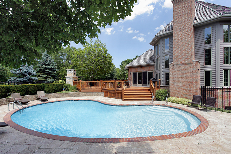 Backyard pool