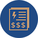 Energy bill icon